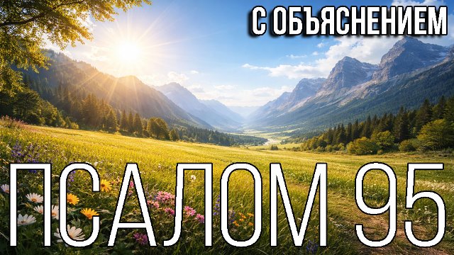 Благовестие Бога среди язычников. Призыв Давида воздать Господу славу. Поклонение Господу и призыв к славословию Псалом 95